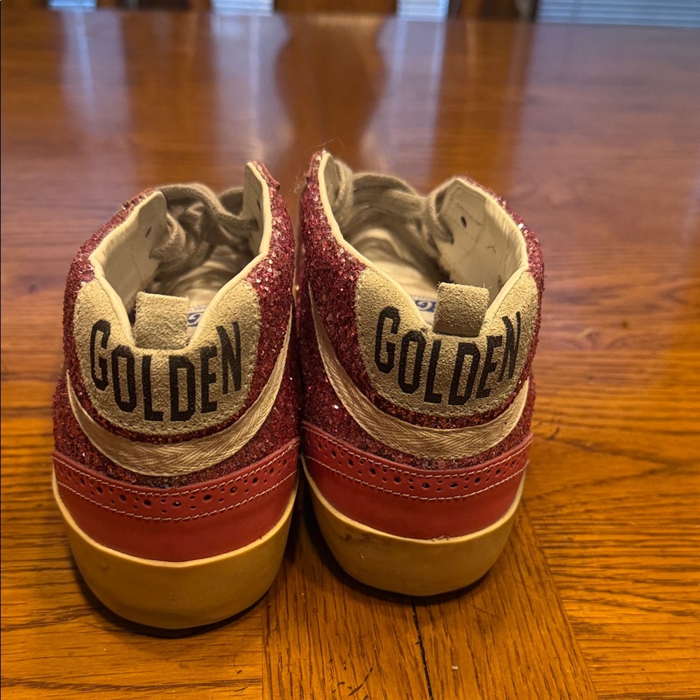 Golden Goose Pink Glitter Midstar - Picture 5 of 9